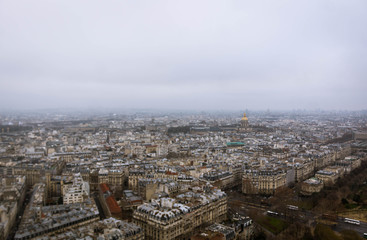 Fototapeta premium Paris seen from the eiffel tower