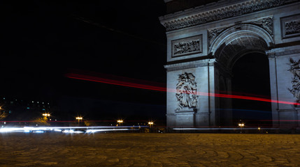 Long exposure in triumphal arch