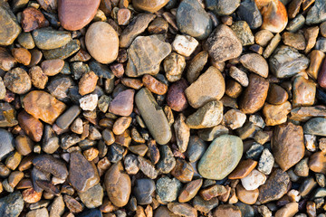 River rocks, various colors, background images
