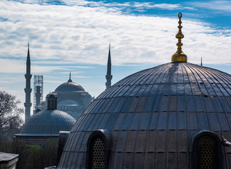 Fototapeta na wymiar Sultan Ahmed Mosque Istanbul Turkey