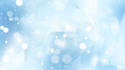 Abstract Light Blue Blurred Lights Background Vector