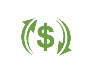 money changer logo icon  vector