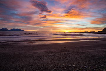 sunrise on the beach
