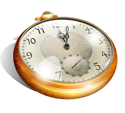recommend clip art: Vintage pocket watch 