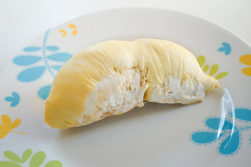 Closed up King of fruit Thai durian.