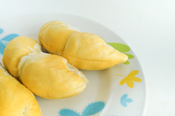 Closed up King of fruit Thai durian.