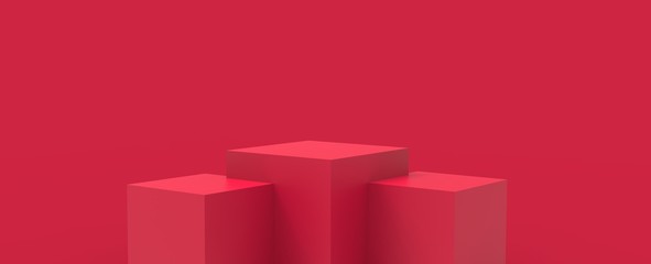 Estudio de cubos - Podio