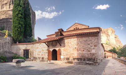 Ancient Byzantine church in Meteora, Greece