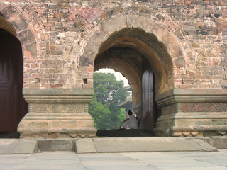 Archway entrance to martial arts training