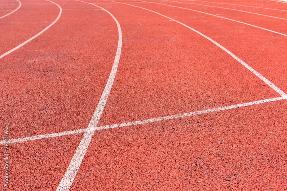 Wall mural Track and field sports venues of the runway