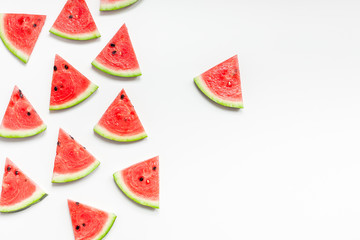 Fresh watermelon slices pattern