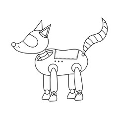 Vector illustration of fox and animal logo. Collection of fox and wild stock vector illustration.