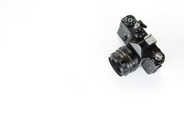 Vintage analog single lens reflex camera