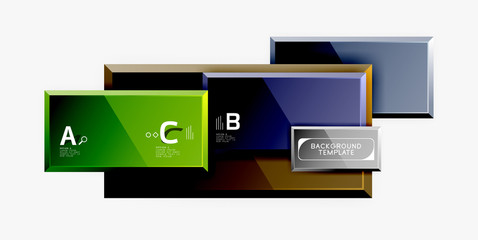 Square geometric composition