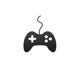 Video Game Controller Icon. Vector illustration isolated on white background.