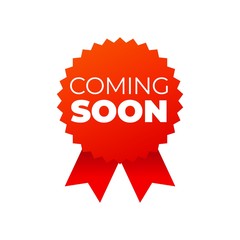 Red award medals symbol on white background