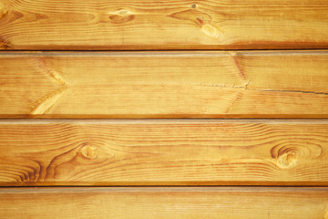 Wooden log wall texture