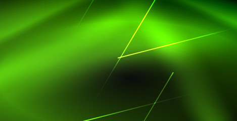 Neon color abstract lines