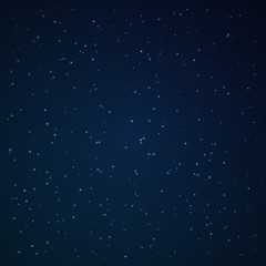 The star studded sky.