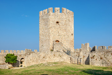 Fototapeta na wymiar Platamonas Fortress. Pieria, Greece