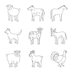 Vector design of homemade and countryside icon. Collection of homemade and agriculture stock vector illustration.