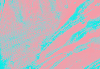 Fototapeta na wymiar blue coral pink paint brush strokes background 