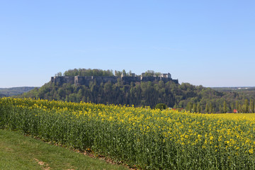 Burg und Festung Königstein in der Sächsischen Schweiz