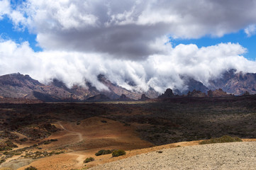 Tenerife/Spain 04 April 2019 National Park Teide volcano