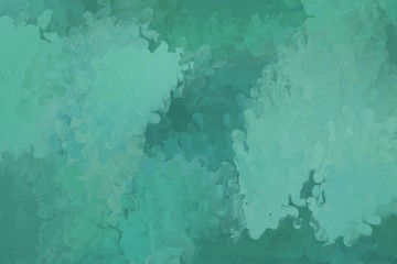 Textural art green illustration.The image of thickets and bushes.