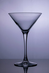 The cocktail glass, stemmed glass