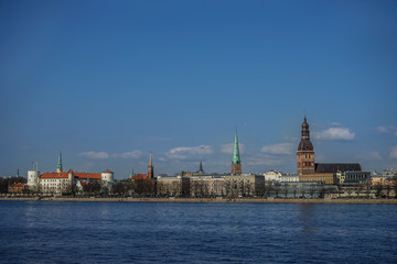Fototapeta na wymiar view of old Riga
