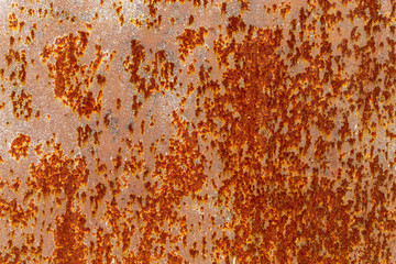 Rust on metal as abstract background