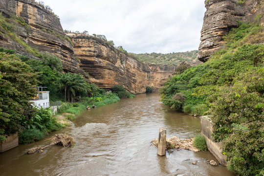 River in Nature of Benguela in Angola