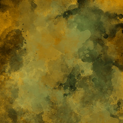 Mixed colorful abstract background. Yellow watercolor texture. Trendy design .