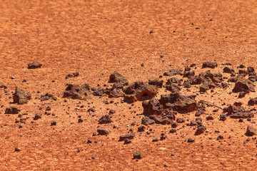 Mars concept red planet exploration and other planets in our solar system looking for alien life.