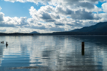 lake and sky