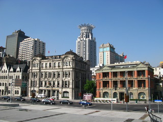 Bund embankment,  Shanghai, China