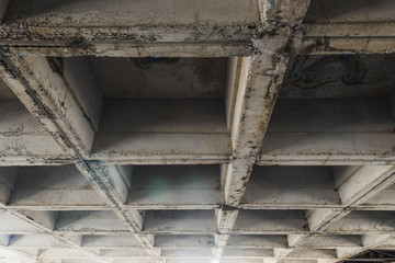 Abandoned building unfinished concrete building