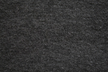 dark grey background. abstract texture of fleecy knitted fabric.