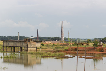 brick factory near the river