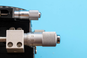 Mikroskop Einstellrad Detail Hintergrund