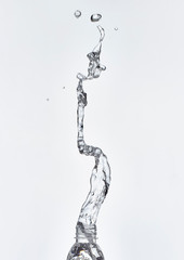 splash water coming out of the bottle