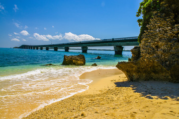 宮古島　海と空と橋