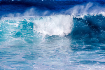 Fototapeta premium Vague bleue 