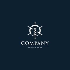 Harbour Ship Wheel Logo