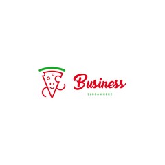 Pizza Mascot Logo