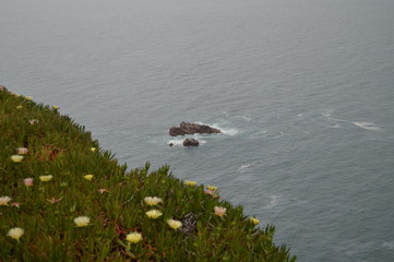 Rocky Island Around The Cliff At Rock Cape In Sintra. Nature, architecture, history. April 13,...