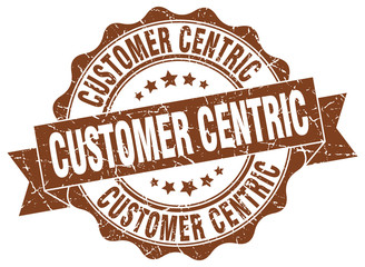 customer centric stamp. sign. seal