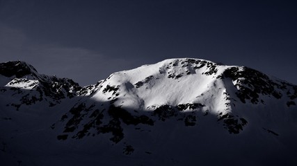 Obraz premium Mountainscape at Stubaier Gletscher, Austria