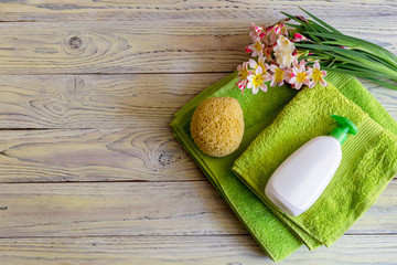 Accessories for skin care close-up.
